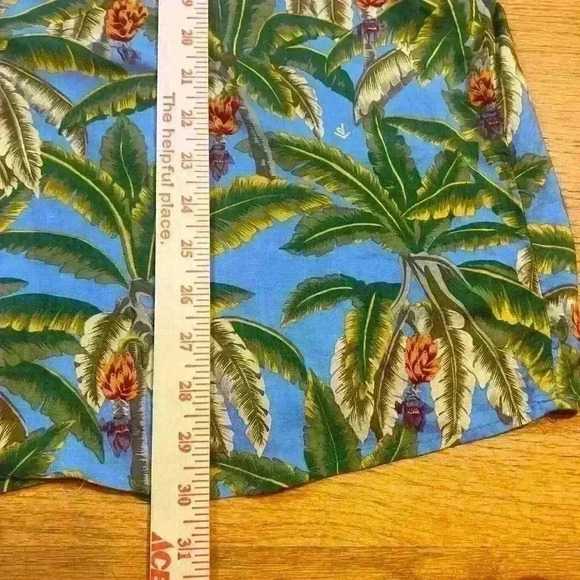 Reyn Spooner Hawaiian Shirt Men’s Size Large Classic Short Sleeve Tropical Rayon - Picture 6 of 6